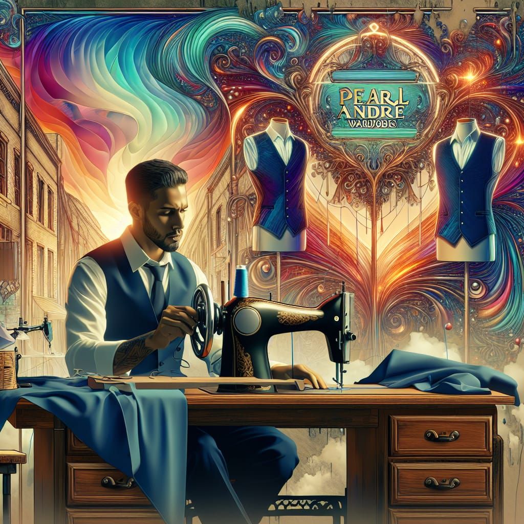 Tailor at Work: Intense Matte Painting in 8k