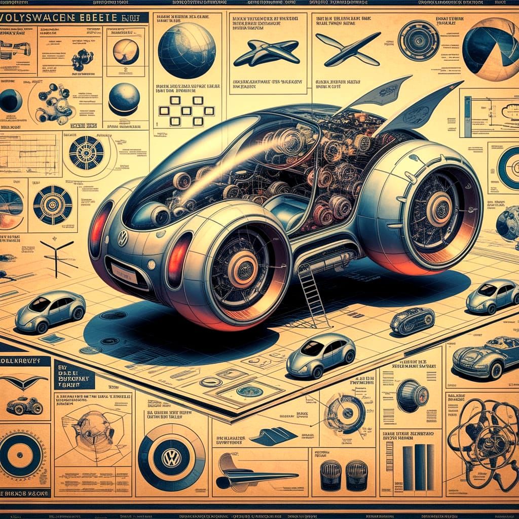 Futuristic VW E-Vehicle