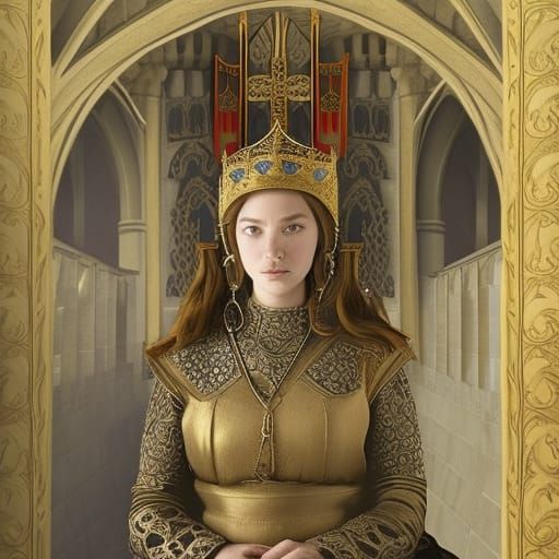 Epic Digital Painting of Eleanor of Aquitaine