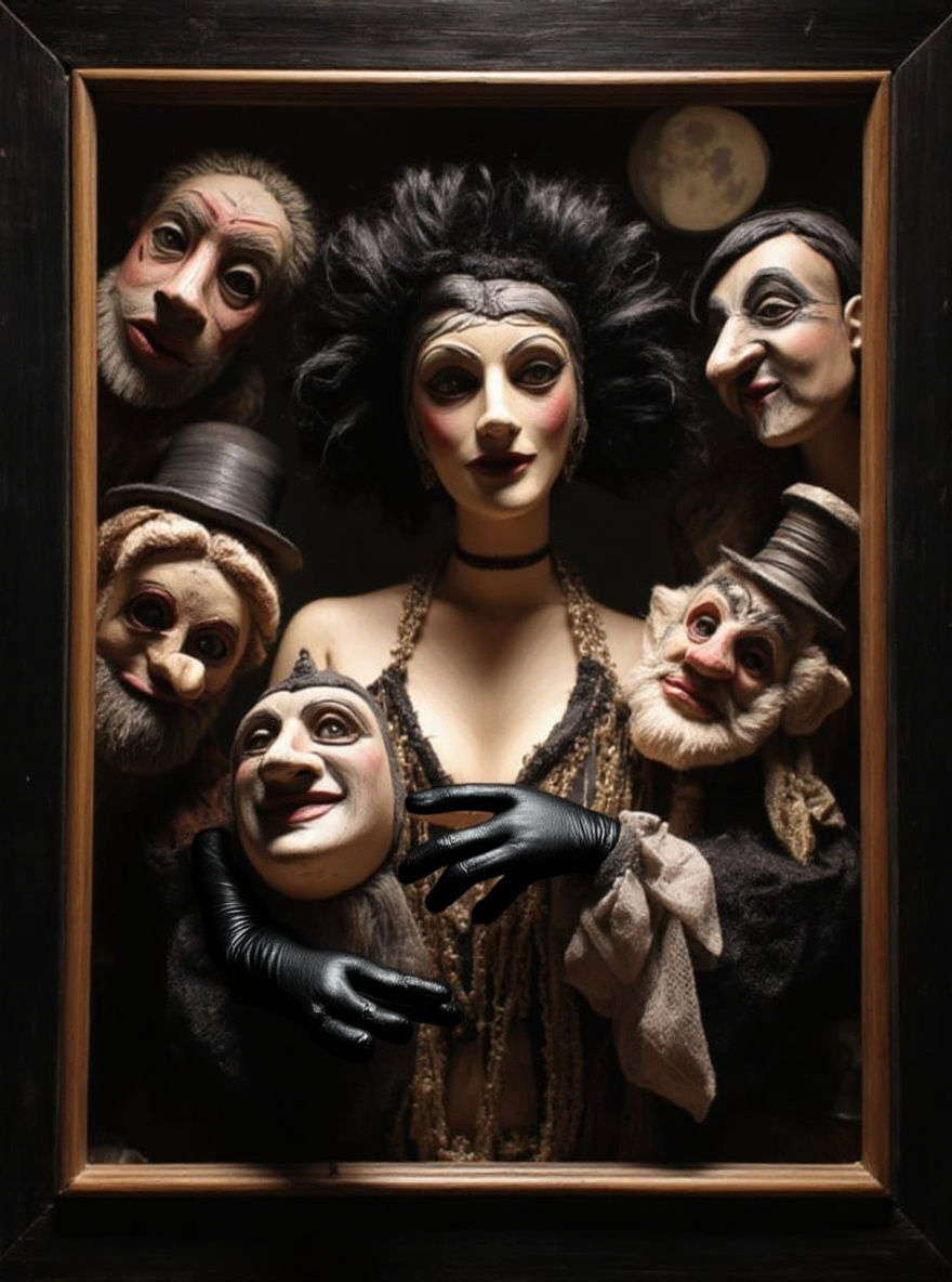 Berlin Cabaret Poster: Weimar Expressionism Nightlife