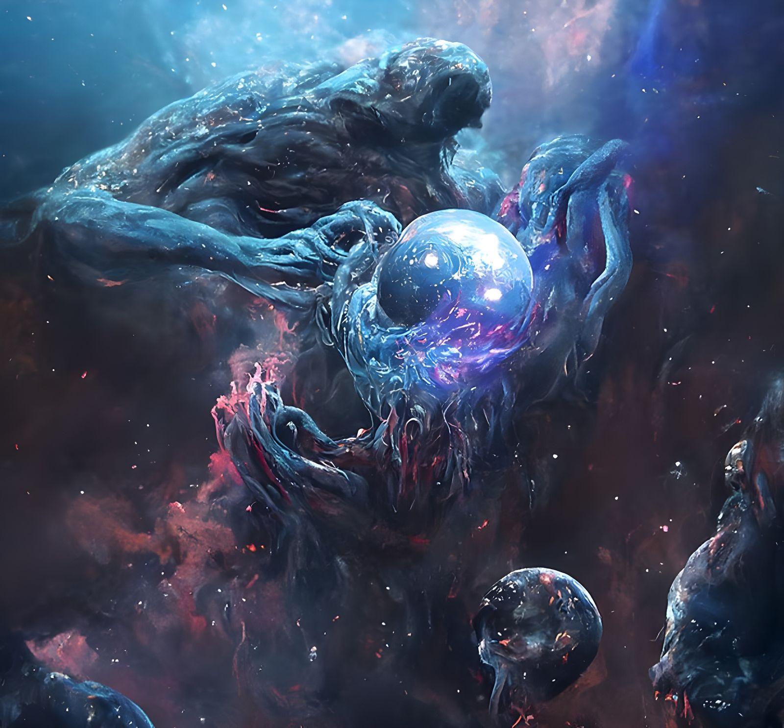 Eldritch Being Destroys Planet in Cosmic Horror Style