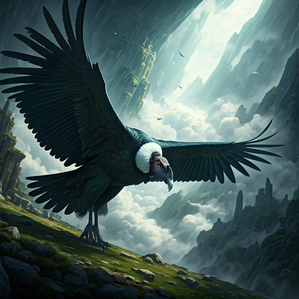 Majestic Pokémon-Inspired Andean Condor Soars Through Ancien...