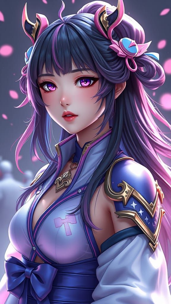 Cyberpunk Anime Goddess in Stunning 8K Resolution