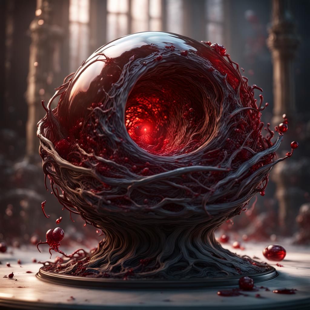 Intricate Glass Nest Concept Art