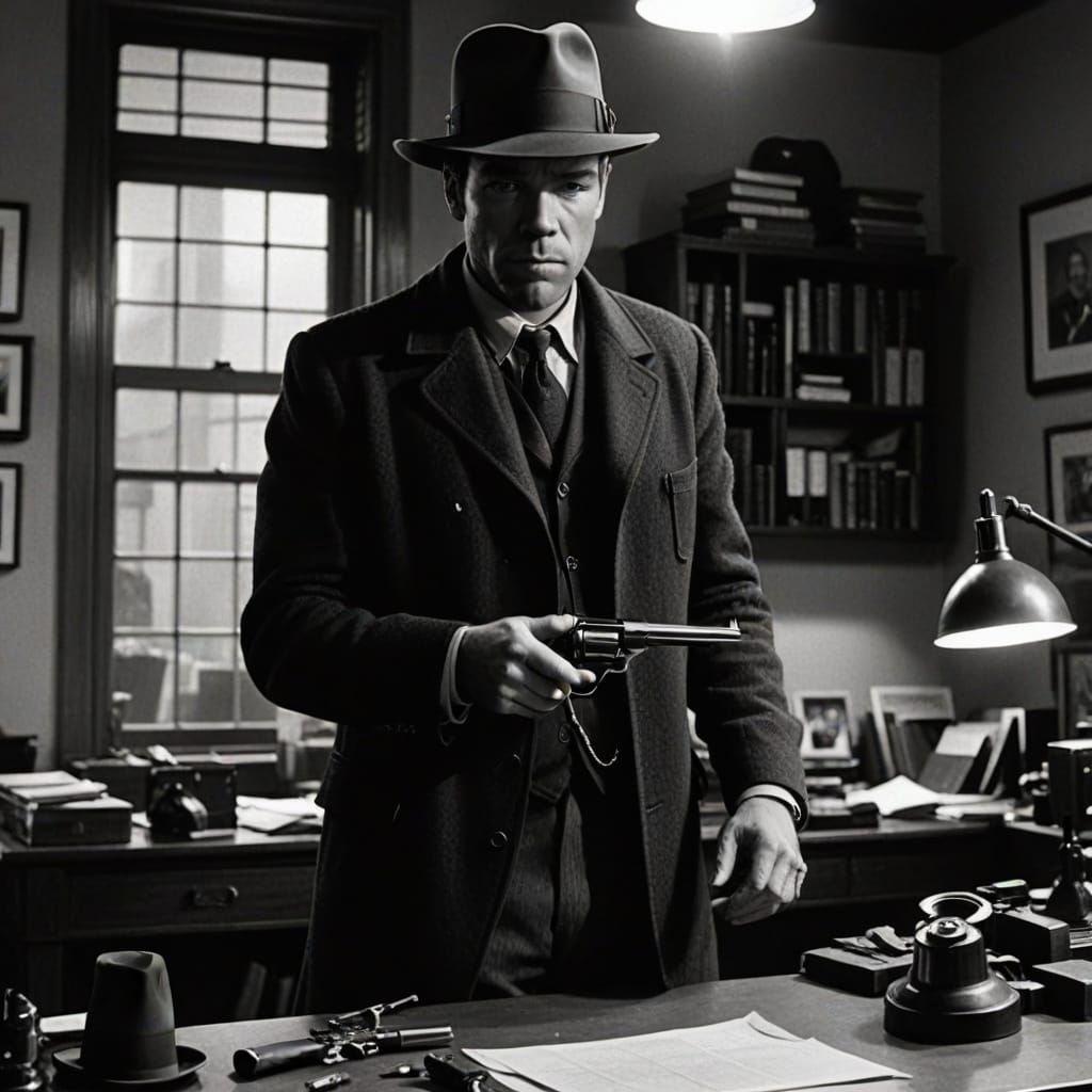 Ewan McGregor in Film Noir Style as a Gritty Private Detecti...