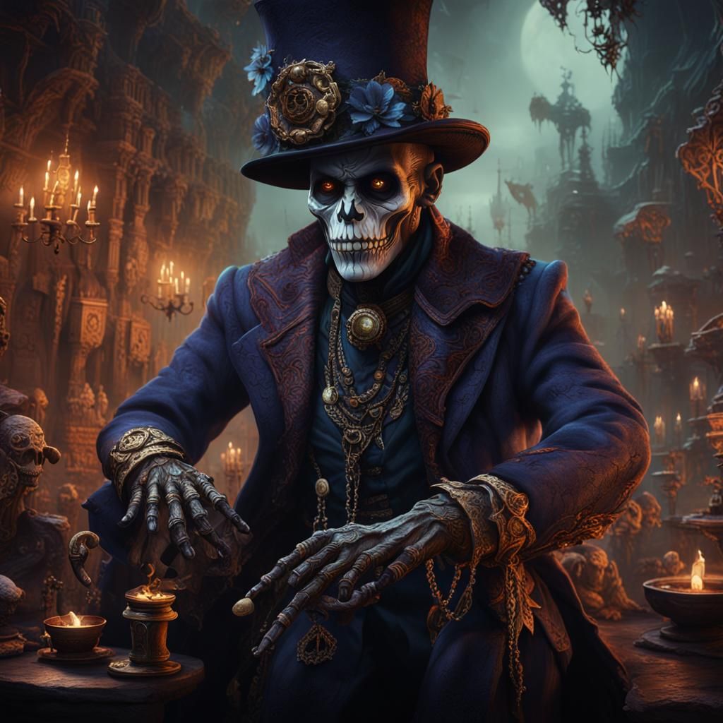 Baron Samedi in Detailed Matte Painting