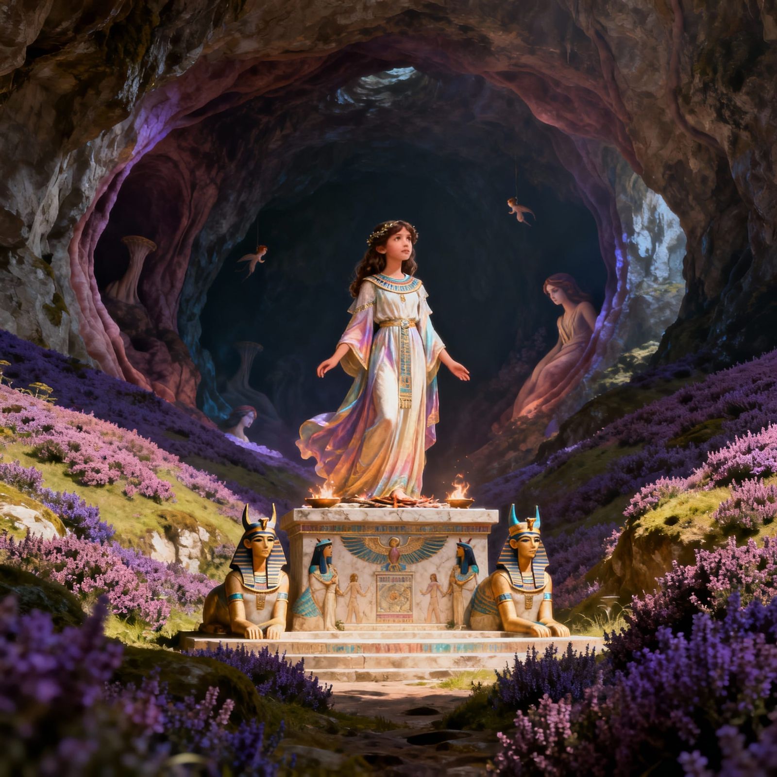 Uroica's Sacrifice: Womb Cave by Heather Blooms