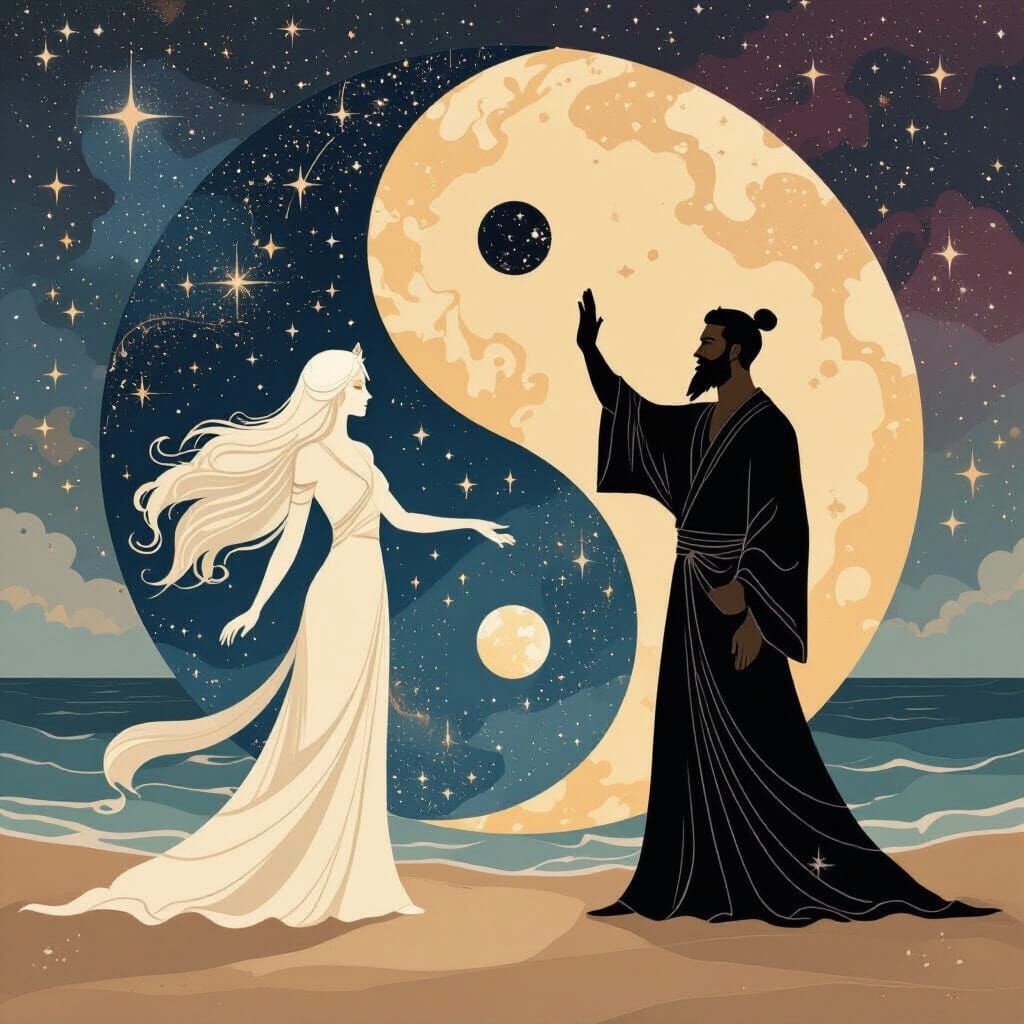 Cosmic Yin Yang Balance of Feminine and Masculine Energy