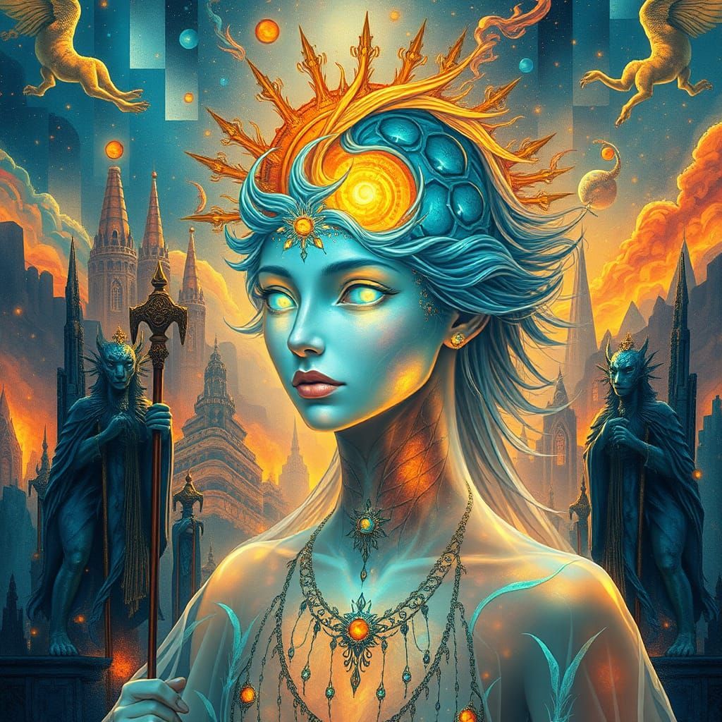 Celestial Shaman in City of Glass and Fire
