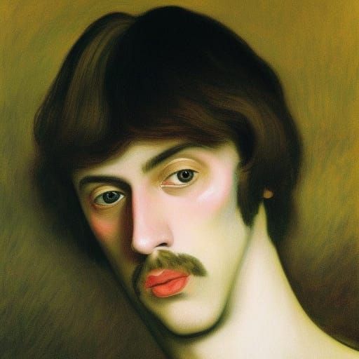 Bold Color Portrait in Oils with Vivid Details