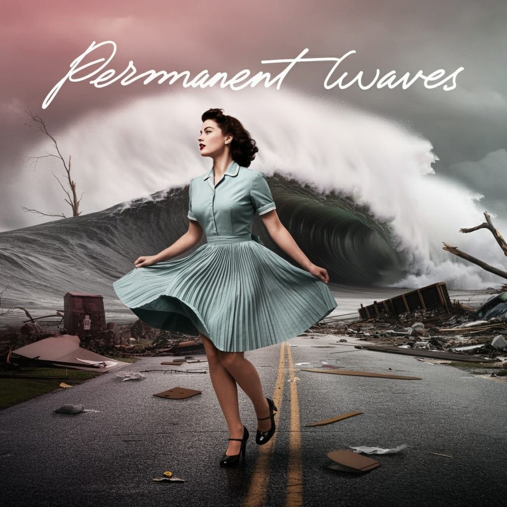 Faded Sock Hop Waitress Stands Tall Against Hurricane Ruin