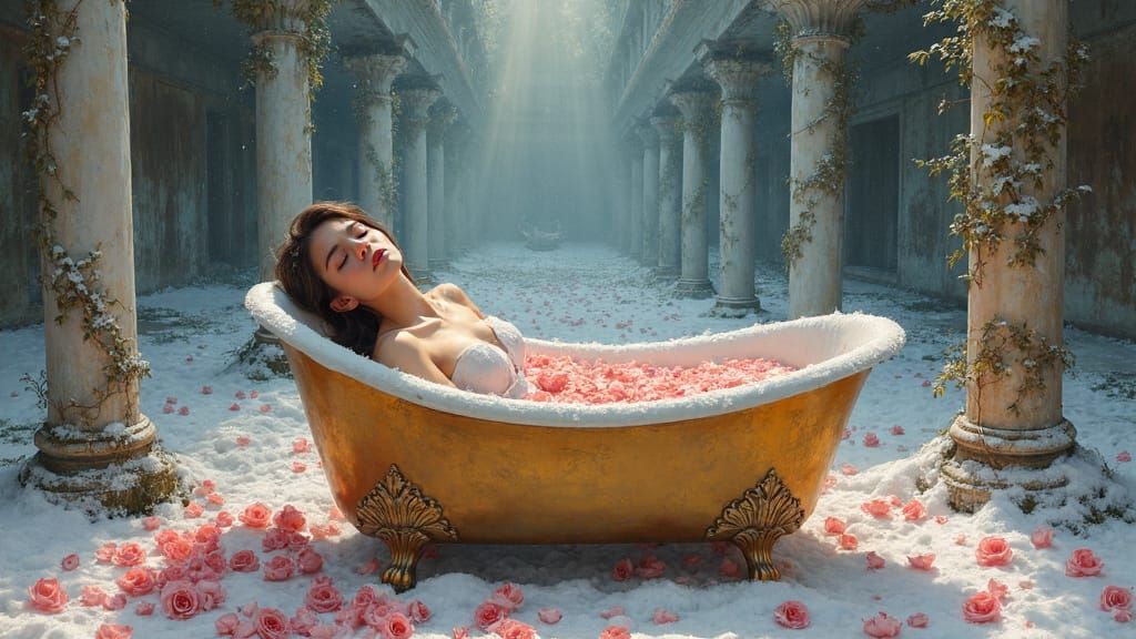 Manhwa Princess in Abandoned Ballroom Bathtub