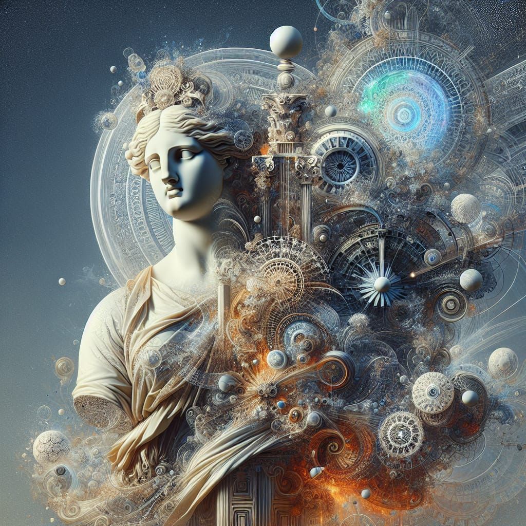 Venus de Milo in Lace: A Surreal Interpretation