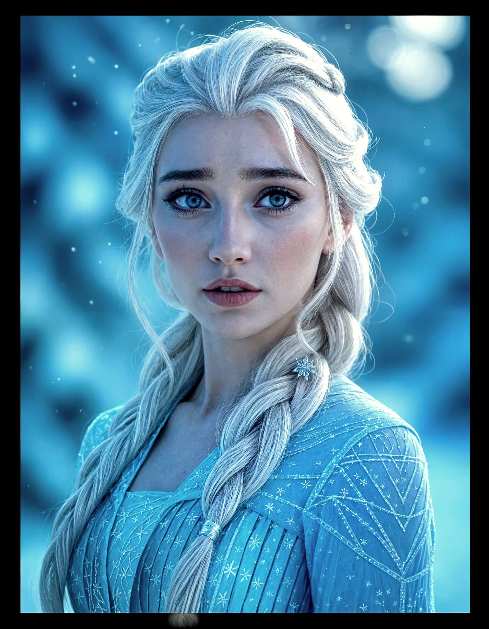 Villain Elsa Cinematic Film Still