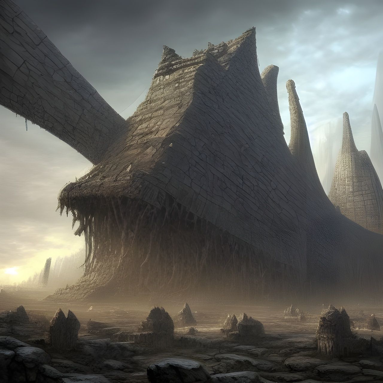 Epic Megalith Construction by Prehistoric Men