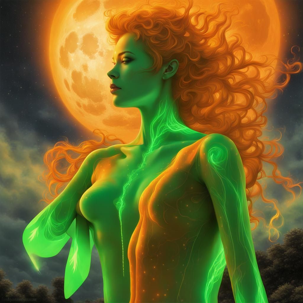 AI Dream: Dancing Humanoids in Psychedelic Art