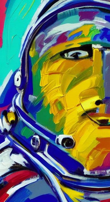 Henri Matisse style🧑‍🚀 astronaut