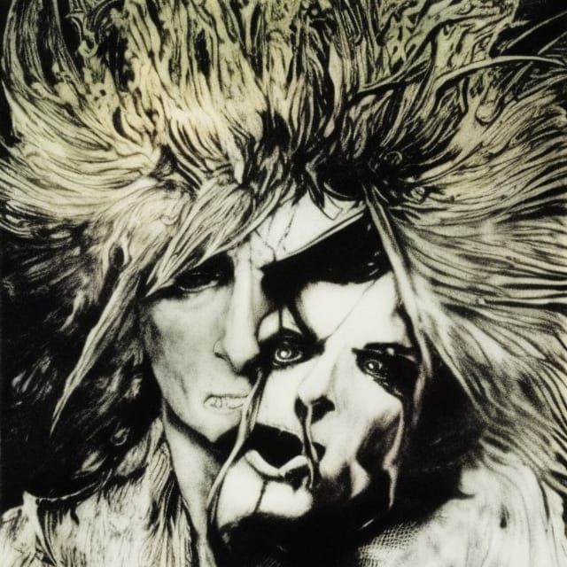 Jareth the Goblin King in Ornate Throne Room