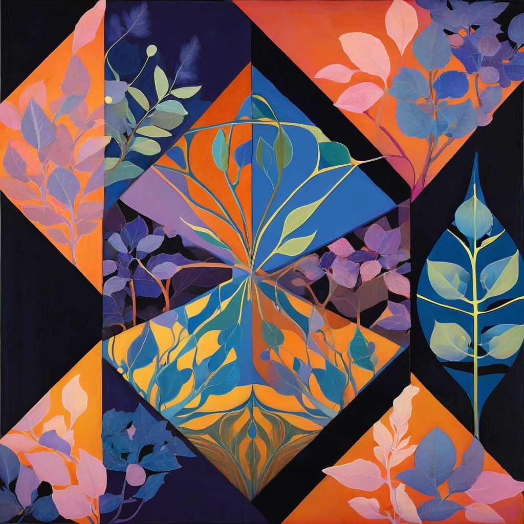 Contemporary Art Piece: Convergence of Nature and Music