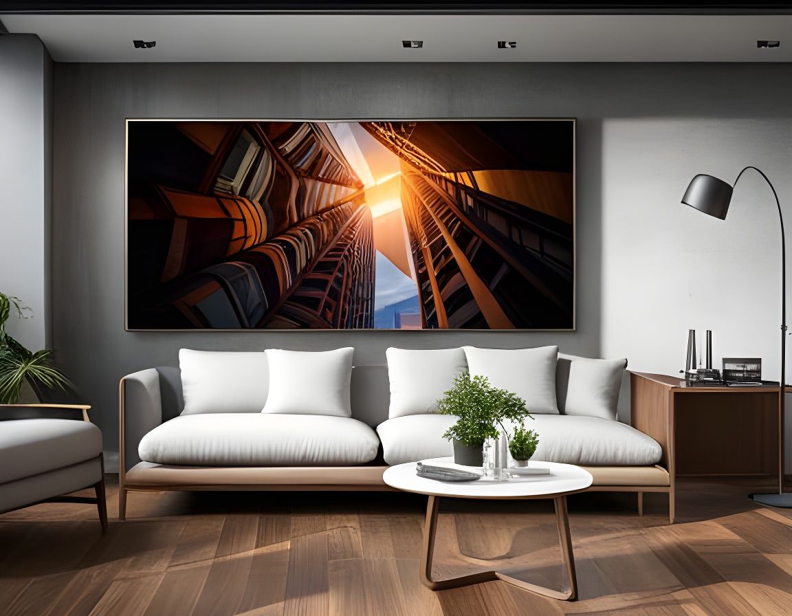 Infinite Mirrored Corridor of Galaxies and Nebulae