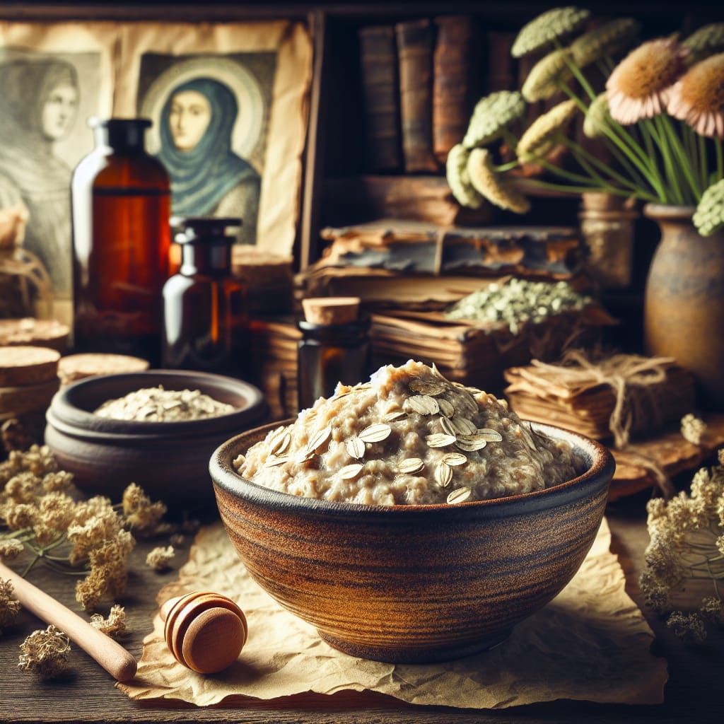 Oatmeal and Honey Mask: Medieval Beauty Product