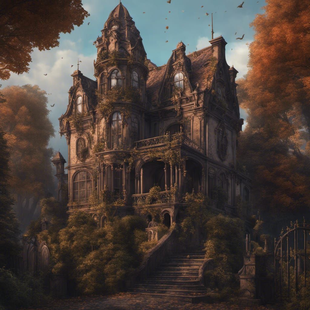 Addams Family House in Renaissance Painting