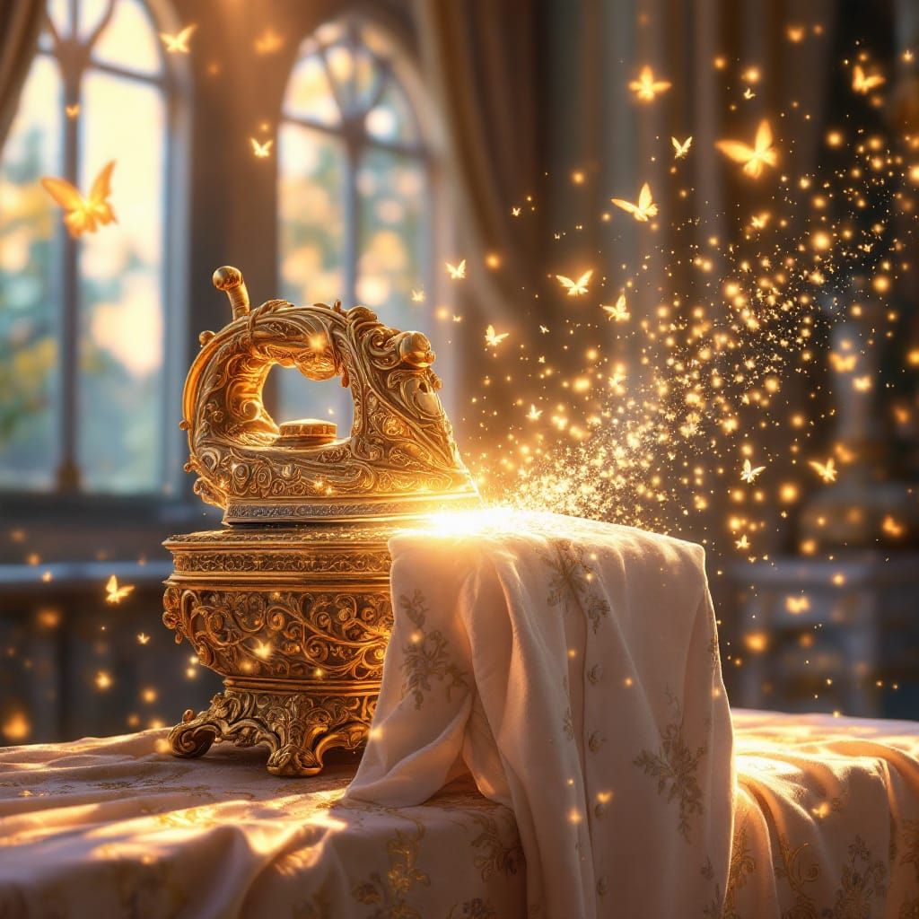 Magical Pixar Iron in Versailles Baroque Room