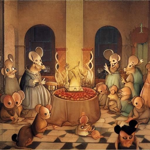 Mice Celebrate Hanukkah in Animated Style