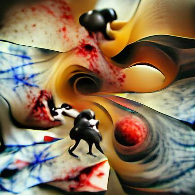 Violent Abstract Surrealism: A Powerful Image
