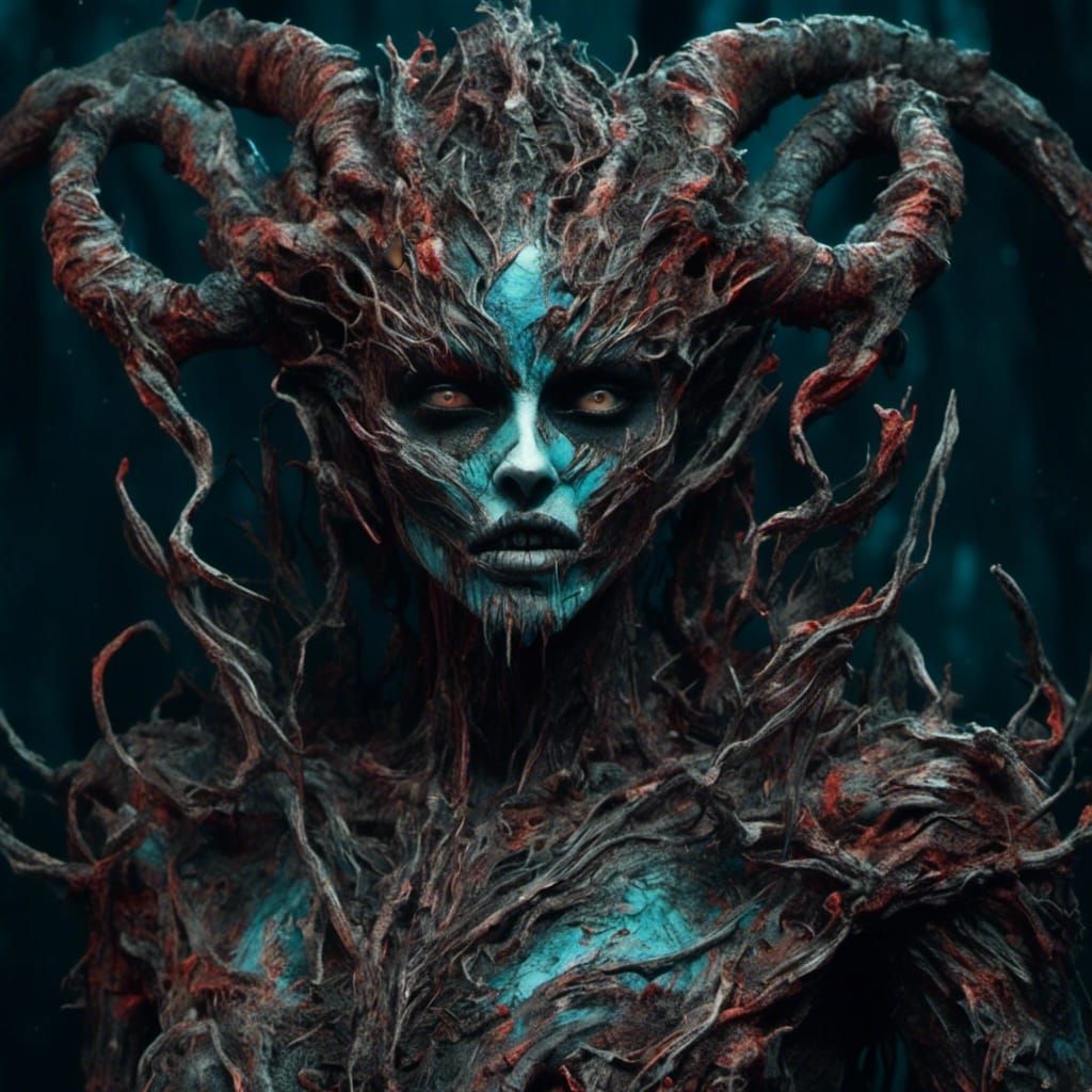 Woman Shedding Skin Reveals Monster Inside