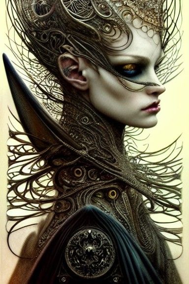 Sinister Sauron Portrait in Hyper-Detailed Digital Art