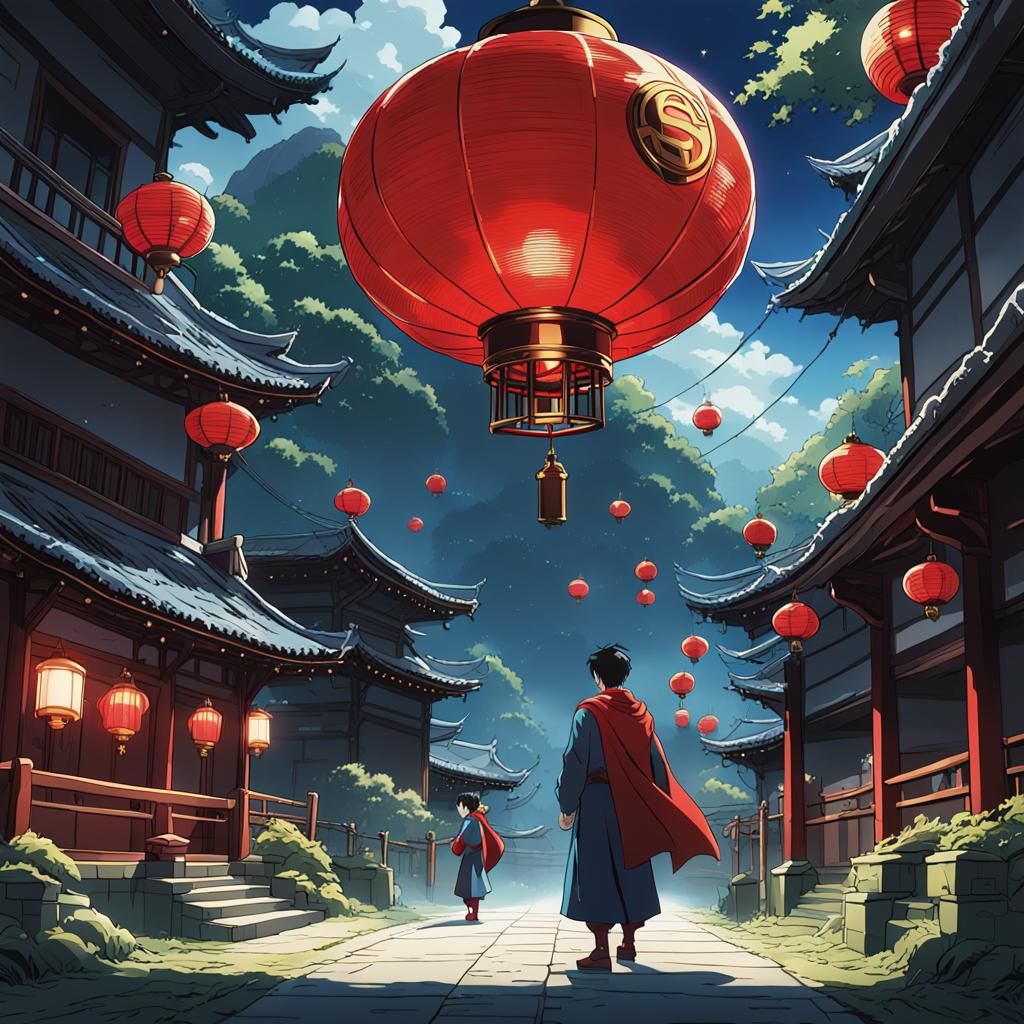 Superman Red Lantern Ring: Studio Ghibli Anime