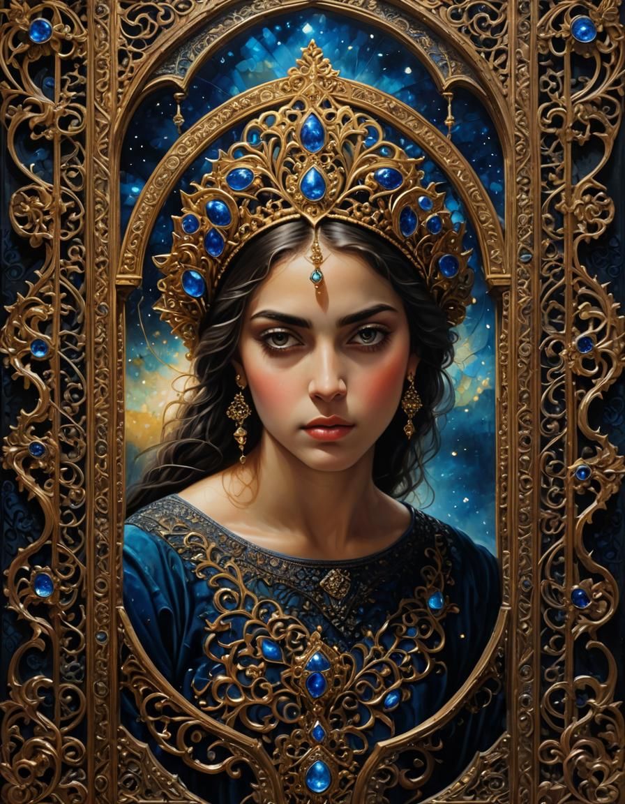 Ethereal Recuerdos de la Alhambra Oil Painting