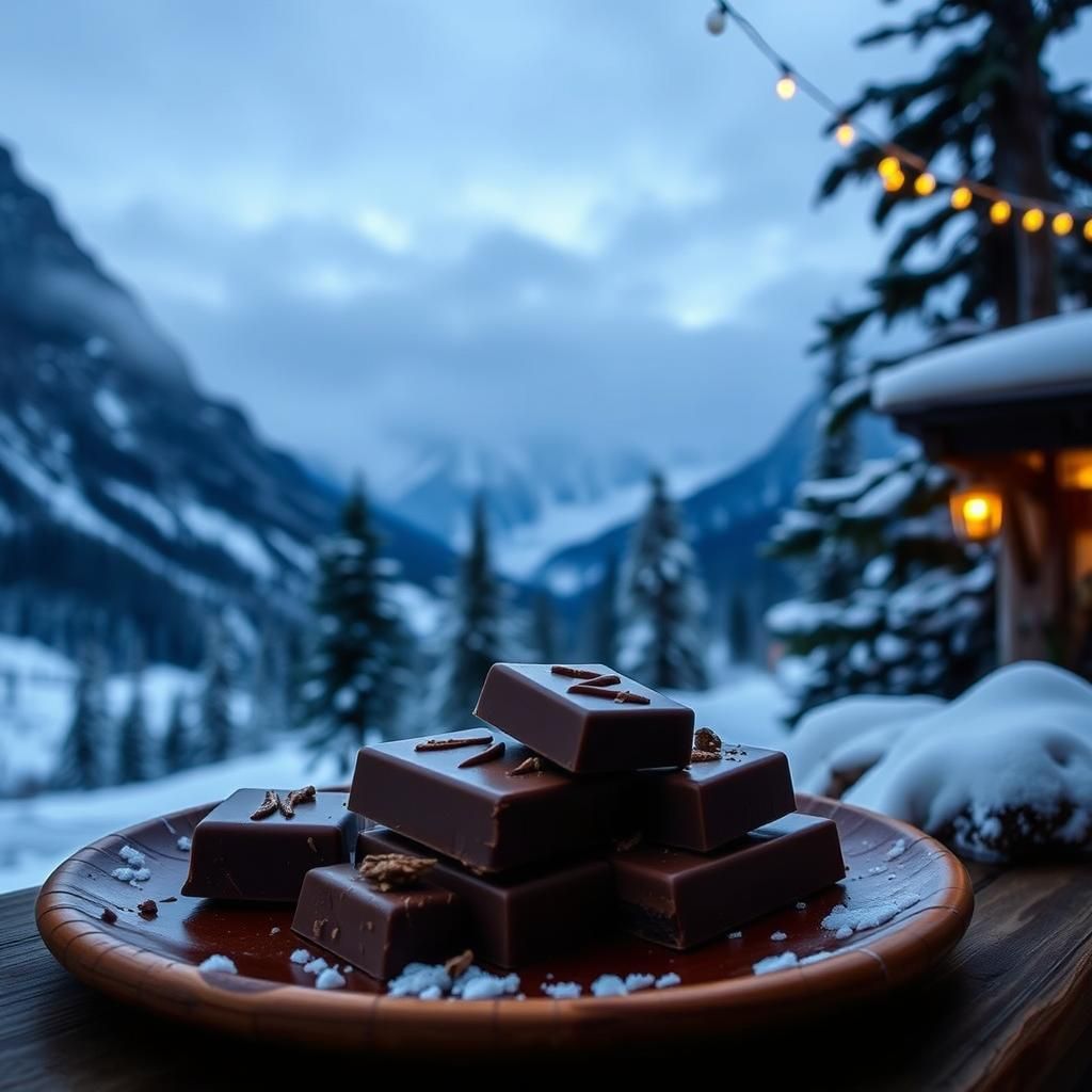 Delicious Chocolate: A Tempting AI-Generated Treat