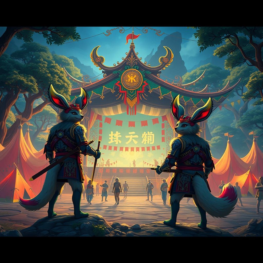 Whimsical Kitsune Builds Majestic Shakespeare Theater in Enc...