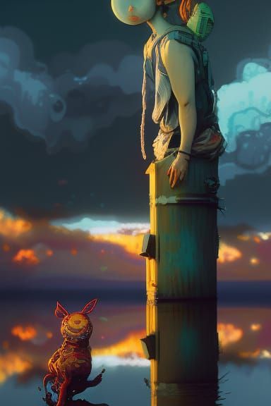 Elegant Japanese Art Photoillustration in 8k