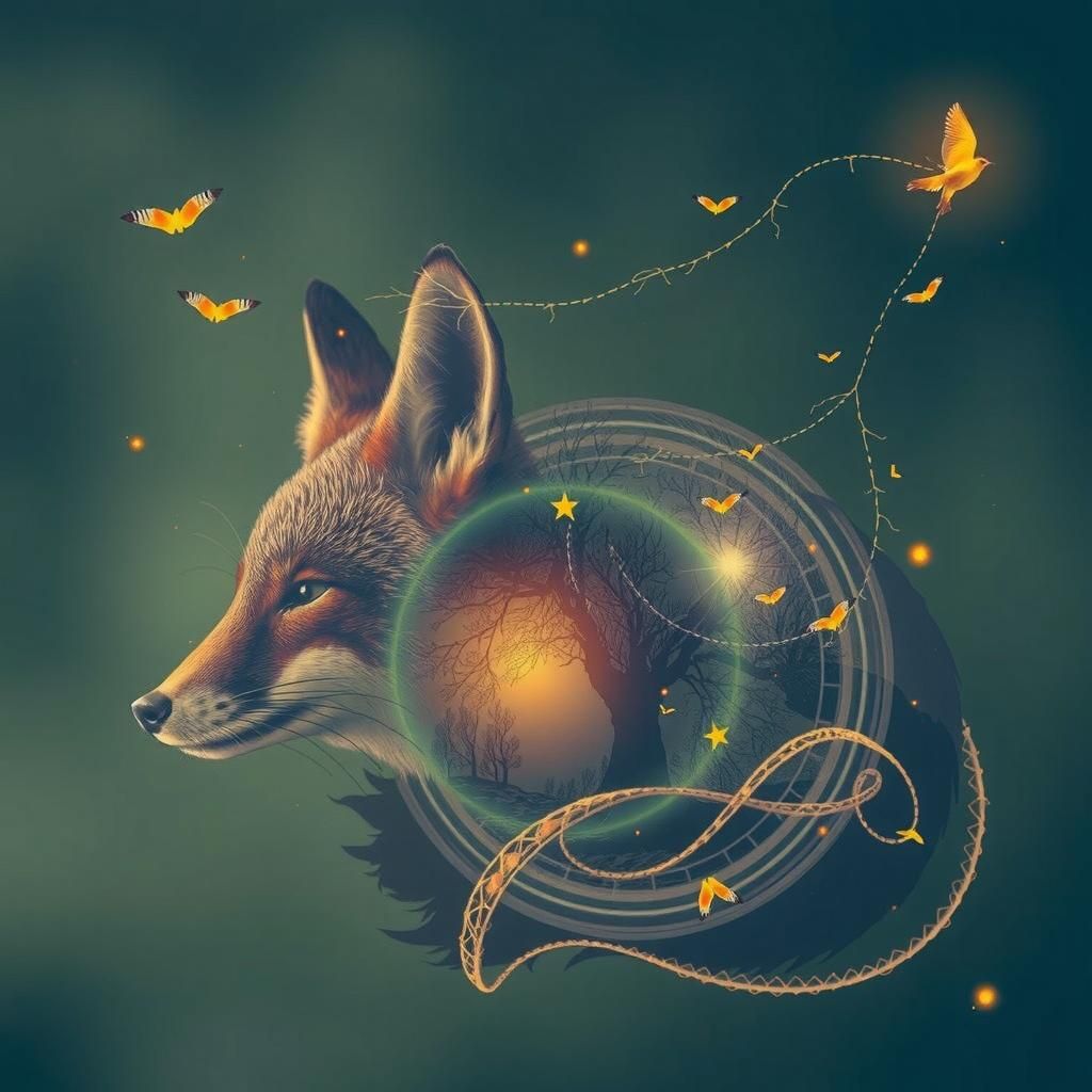 A2727 - Whispers of the Fox: A Glowing World Within