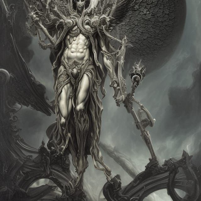 Thanatos: God of Death in Fire