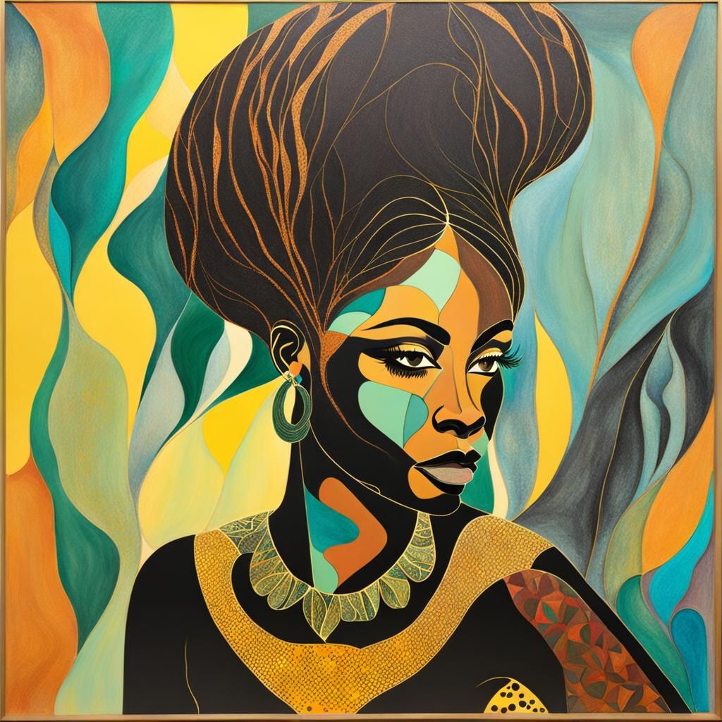 Woman in Contemporary Artistic Style