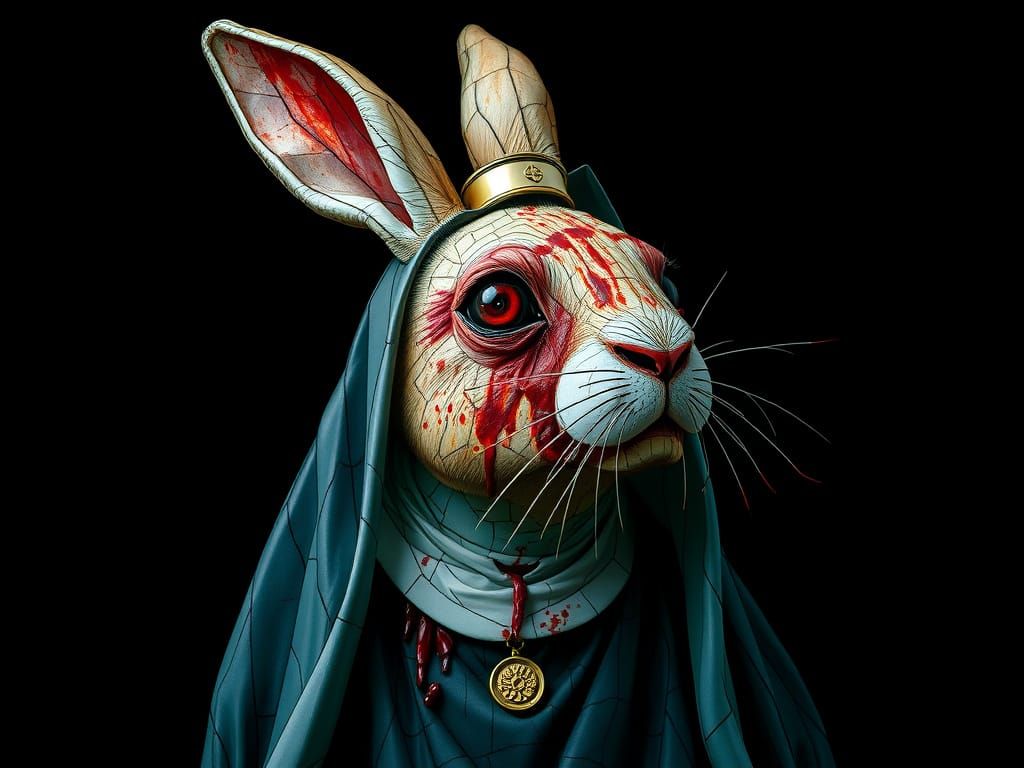 Zombie Bunny Nun