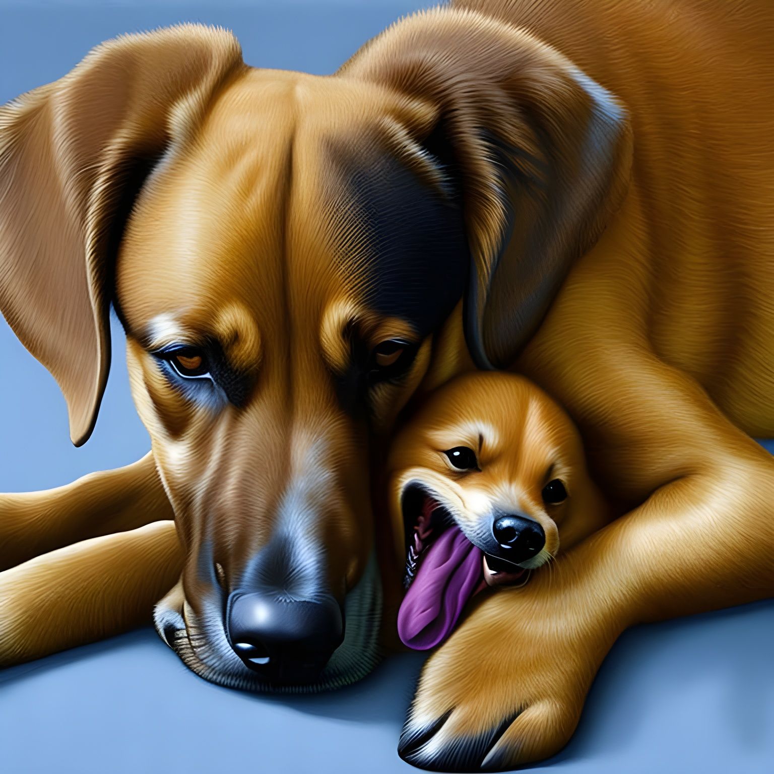 Motherly Love in HD Detail