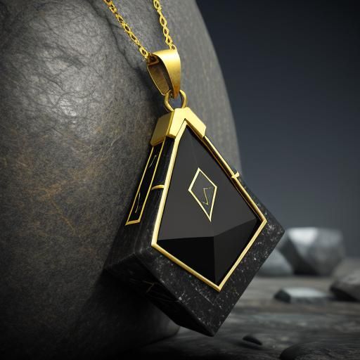 Shungite Merkaba Pendant in Earthy Tribal Style