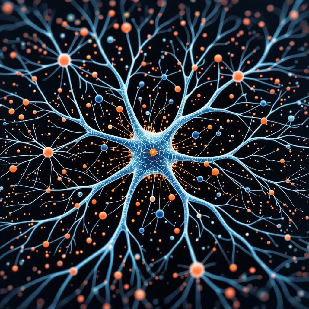 Neural Pathways and Synapses in Human Brain