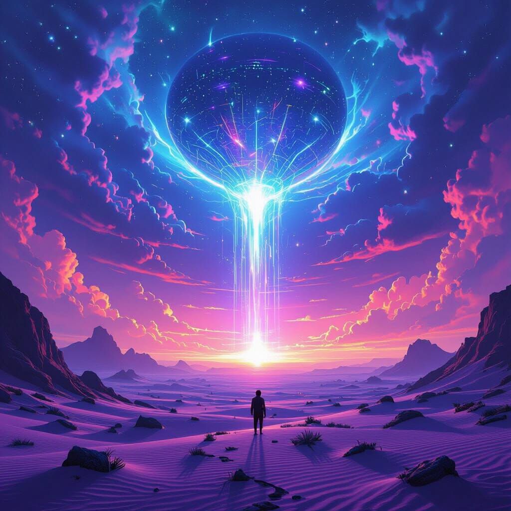 Psychedelic Sky Turns Into Alien Sandstorm