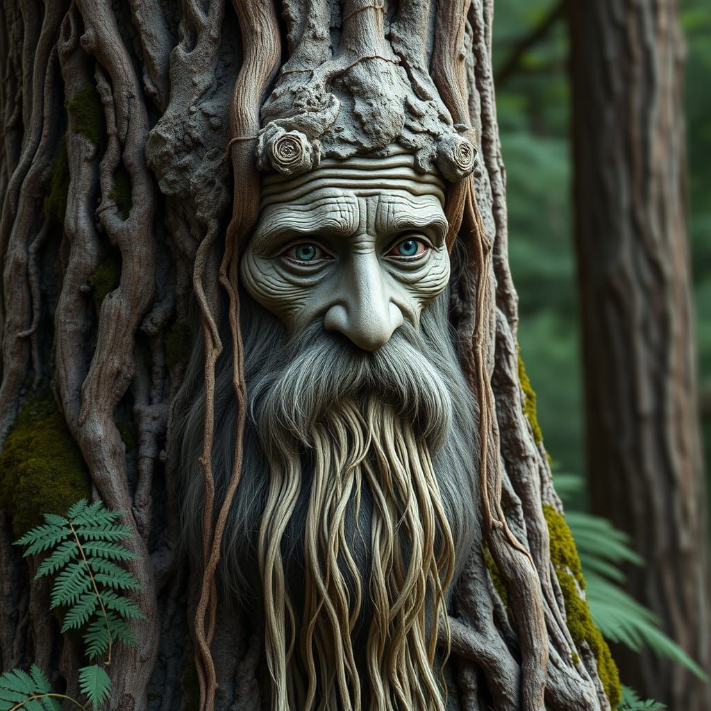 Wisdom Keeper in Ancient Pine