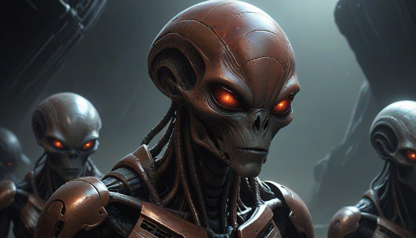 Cydonians: Tall Martian Aliens with Elongated Skulls