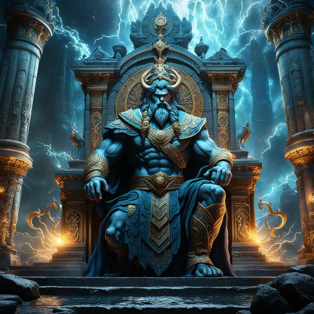 Zeus: Detailed Matte Painting in Unreal Engine 5