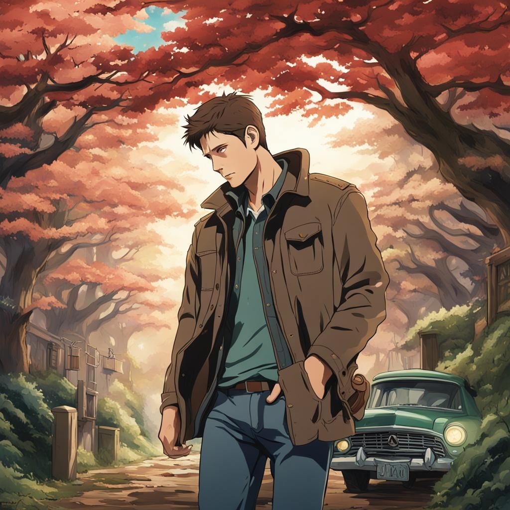 Anime Style Portrait with Natural Lighting