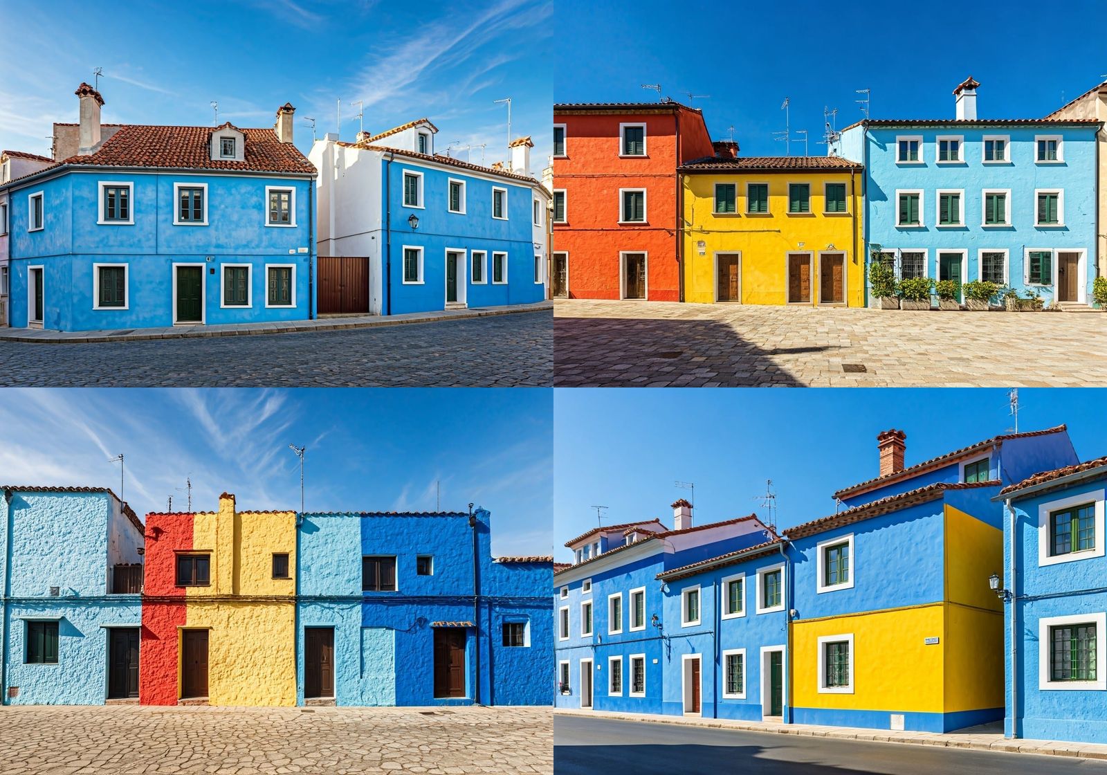 Vibrant Cityscape with Modern and Historic Architecture