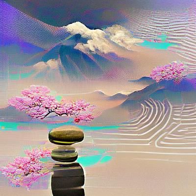 Zen Inspired Landscape
